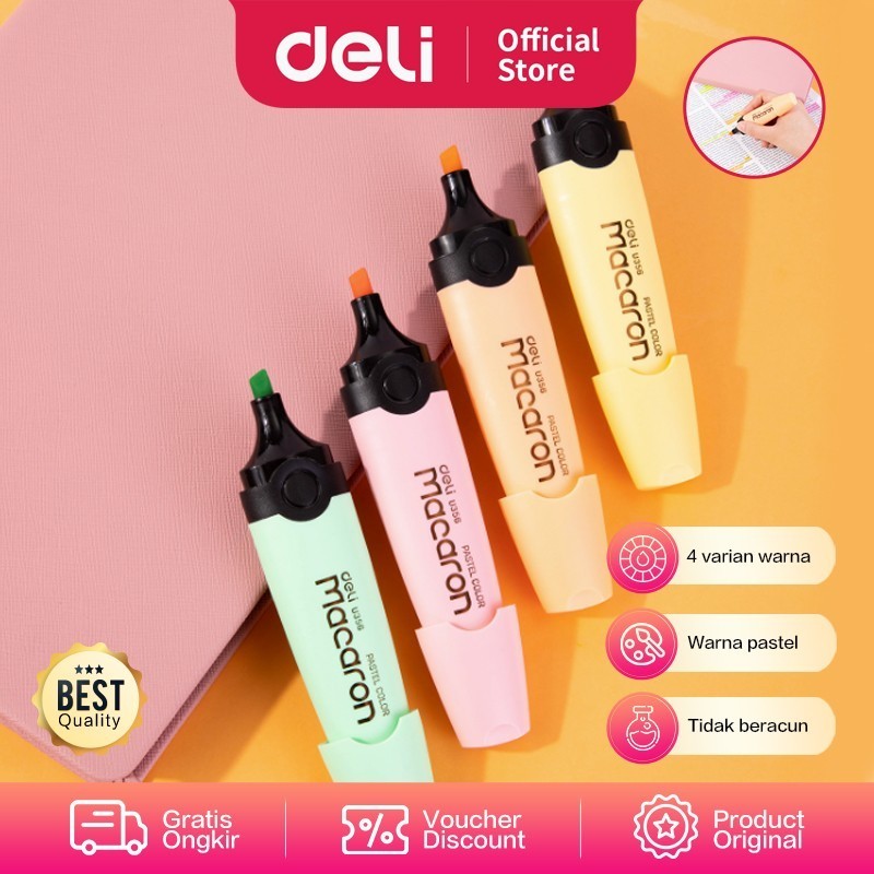

Deli Highlighter macaron 1.5mm EU356 - Coral Pink