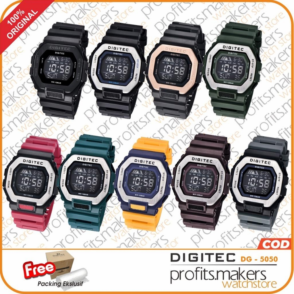 DIGITEC DG 5050 / DG-5050 / DG 5050 Watch Jam Tangan ORIGINAL