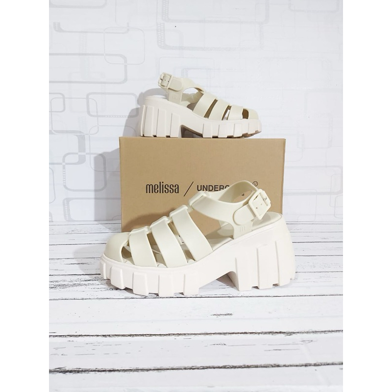 SANDAL MEGAN WANITA/MEGAN WEDGES/SANDAL WANITA (MELISSA MEGAN)