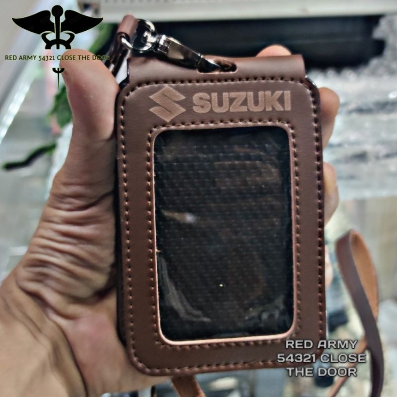 

ID Card Holder Tali Lanyard Name Tag Lipat Logo SUZUKI
