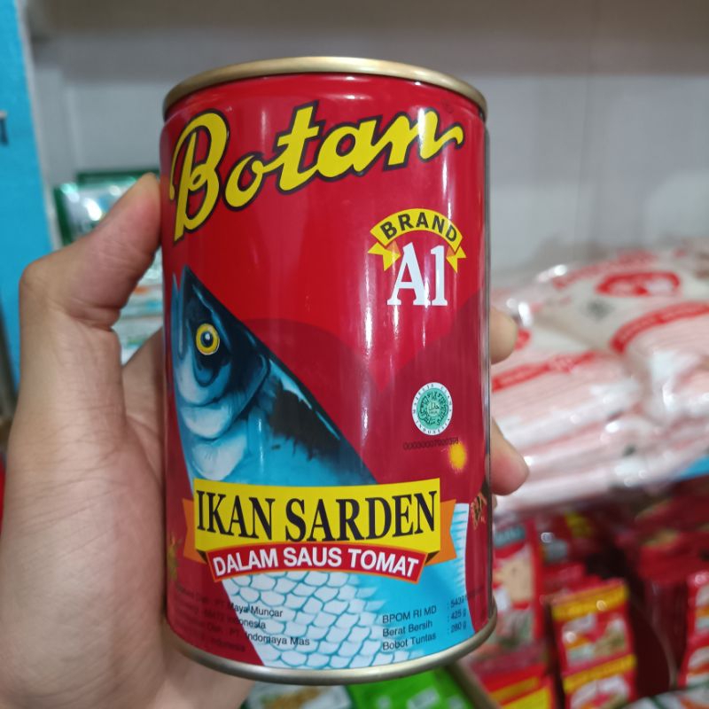 

Botan Ikan Sarden dalam Saus Tomat Kaleng 155 gr dan 425 gr