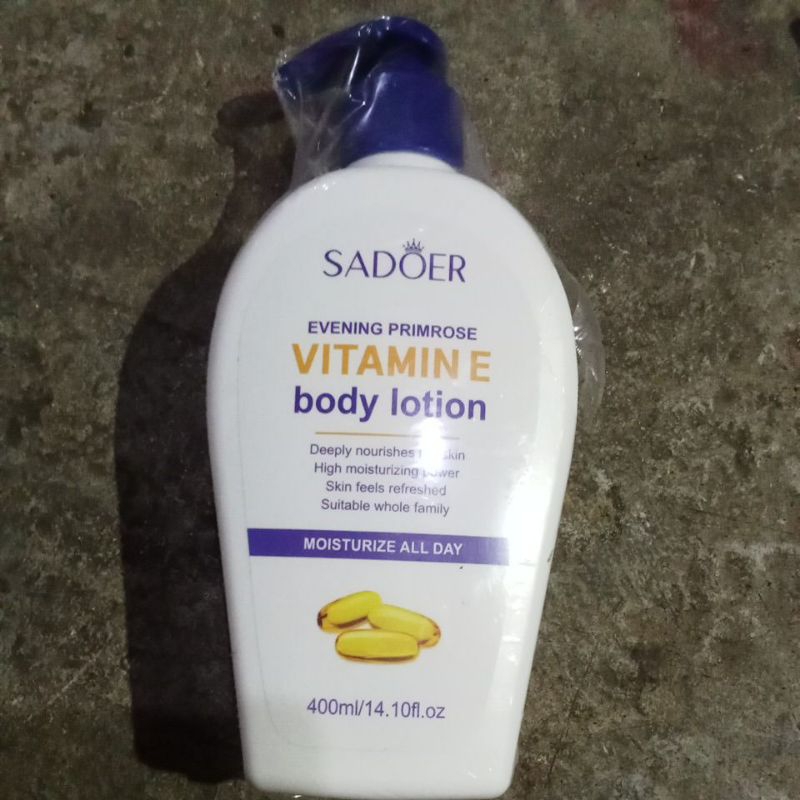 Sadoer vitamin E body Lotion moisture all day 400ml
