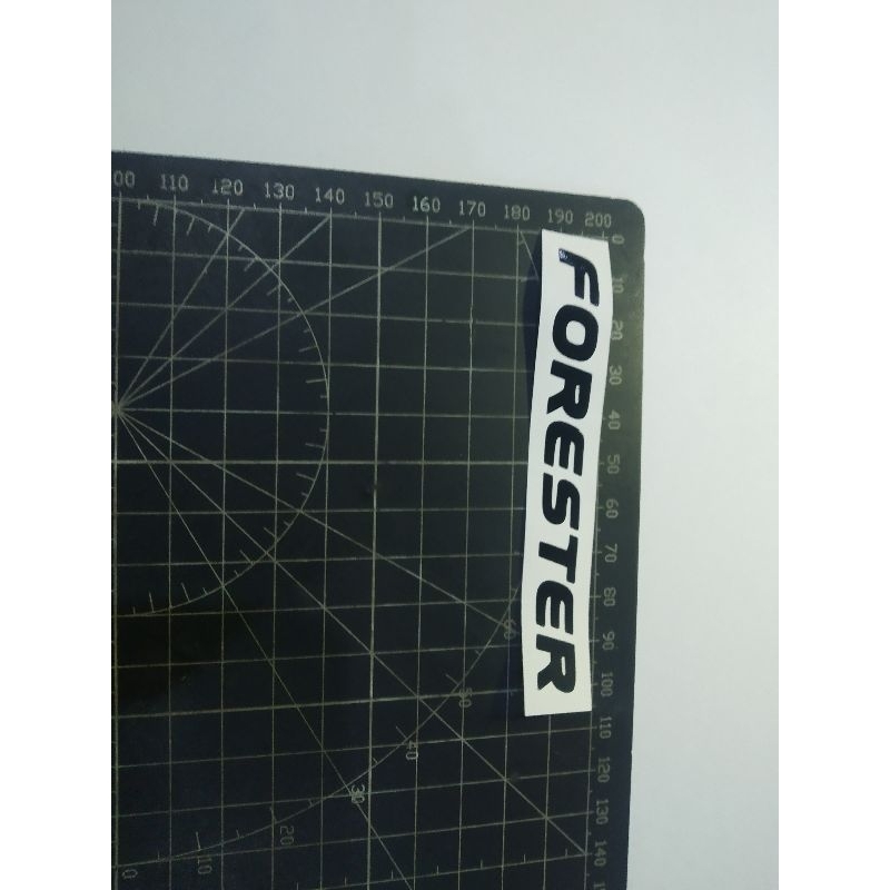 

cutting stiker forester
