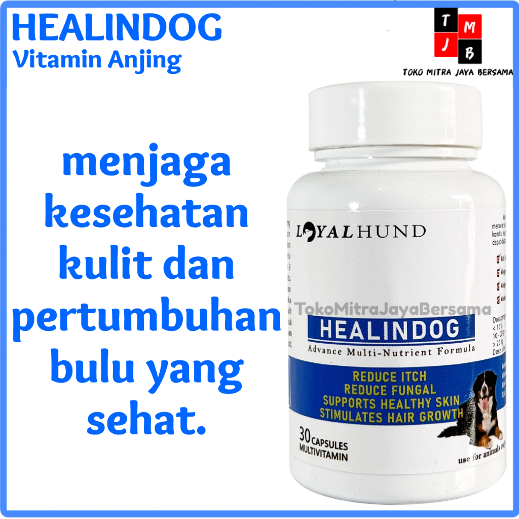 Vitamin Anjing Bulu Rontok Obat Anjing Healindog Bulu Dog Food Obat Kulit New