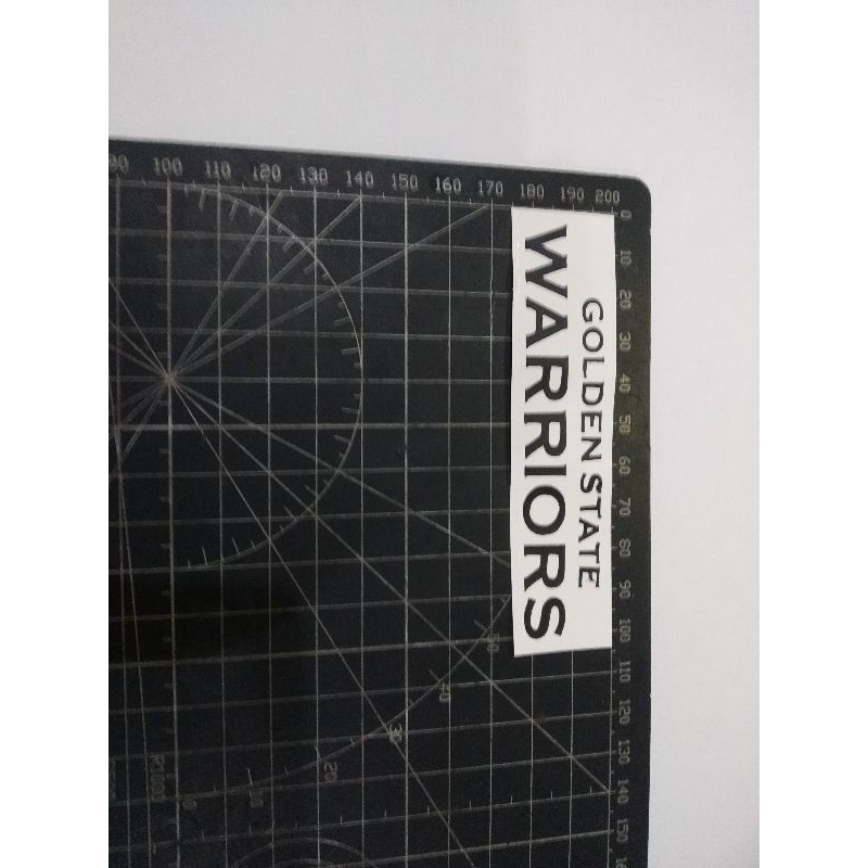 

cutting stiker golden state warriors