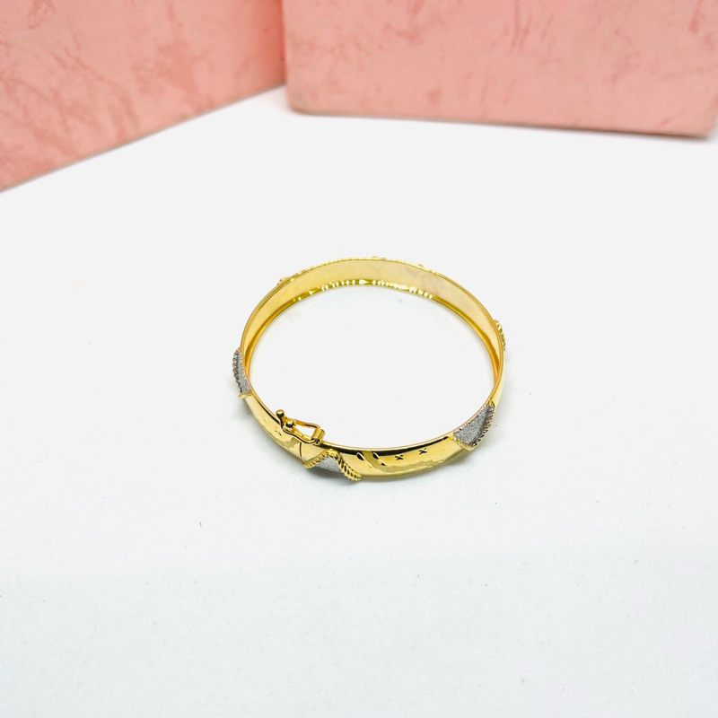 Gelang bayi emas asli kadar 300 model bangkok