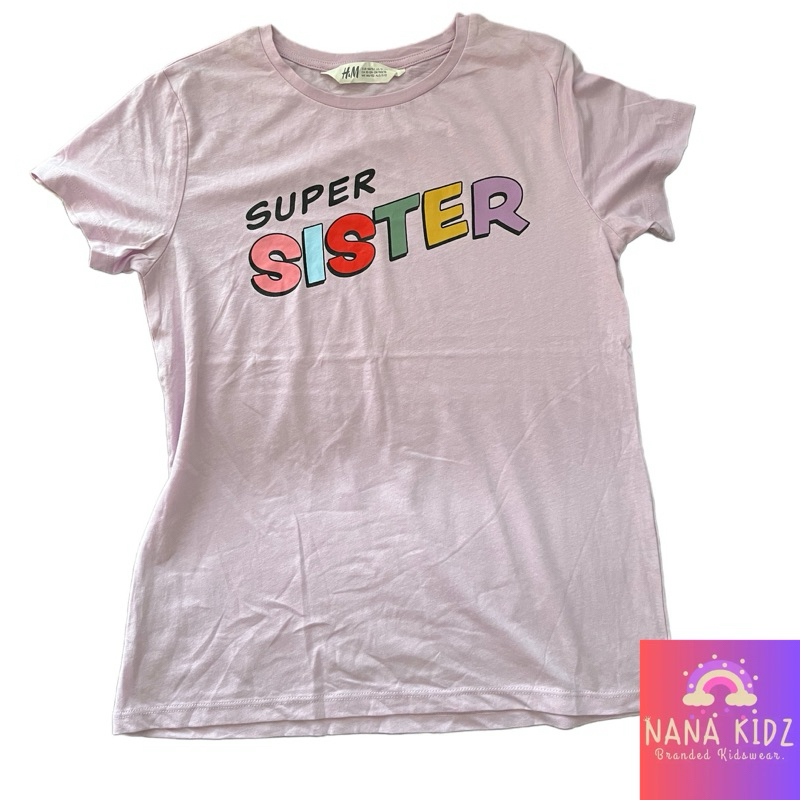 kaos anak perempuan H*M