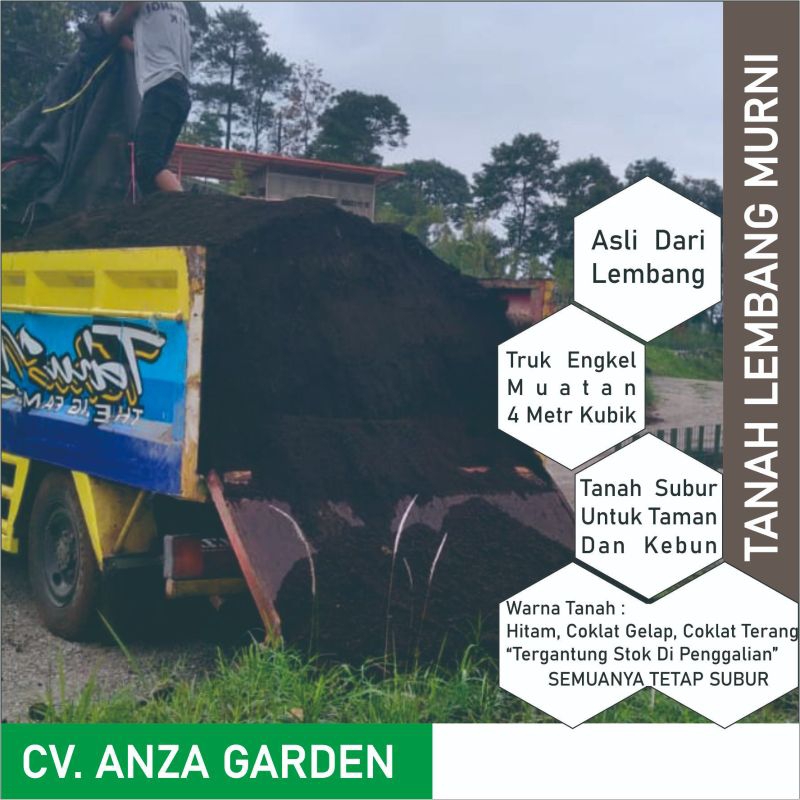 Tanah Lembang ke DEPOK | TANAH SUBUR LEMBANG | Tanah Lembang Truk Engkel 4 Kubik