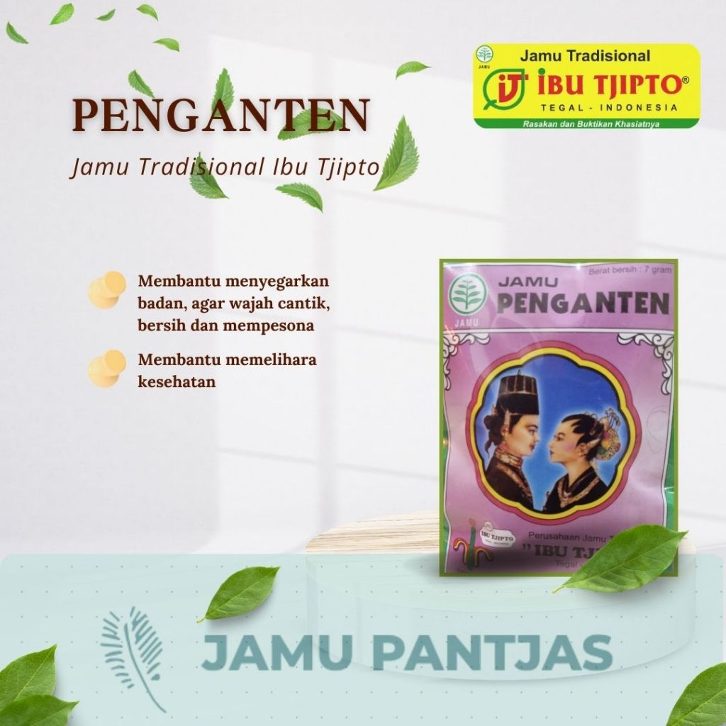 

JAMU PENGANTEN ~ IBU TJIPTO ISI 10 SACHET