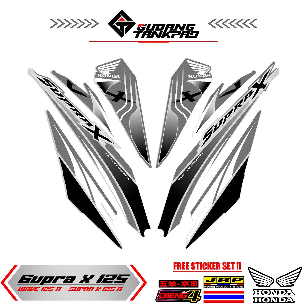 STRIPING SUPRA X 125 R MTF 24 / STIKER SUPRA X 125 R / SUPRA NEW 125 R / VARIASI SUPRA / STRIPING SU