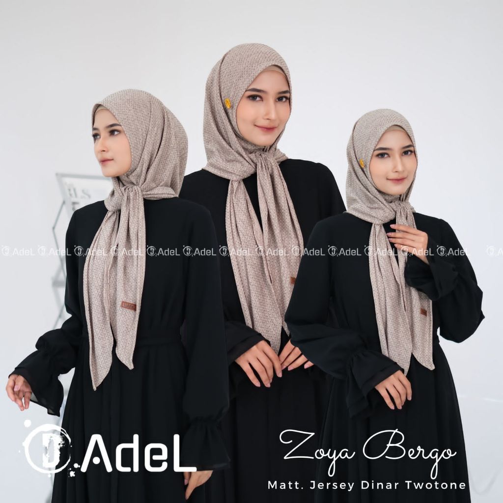 HIJAB INSTAN "ZOYA BERGO" ADEL HIJAB