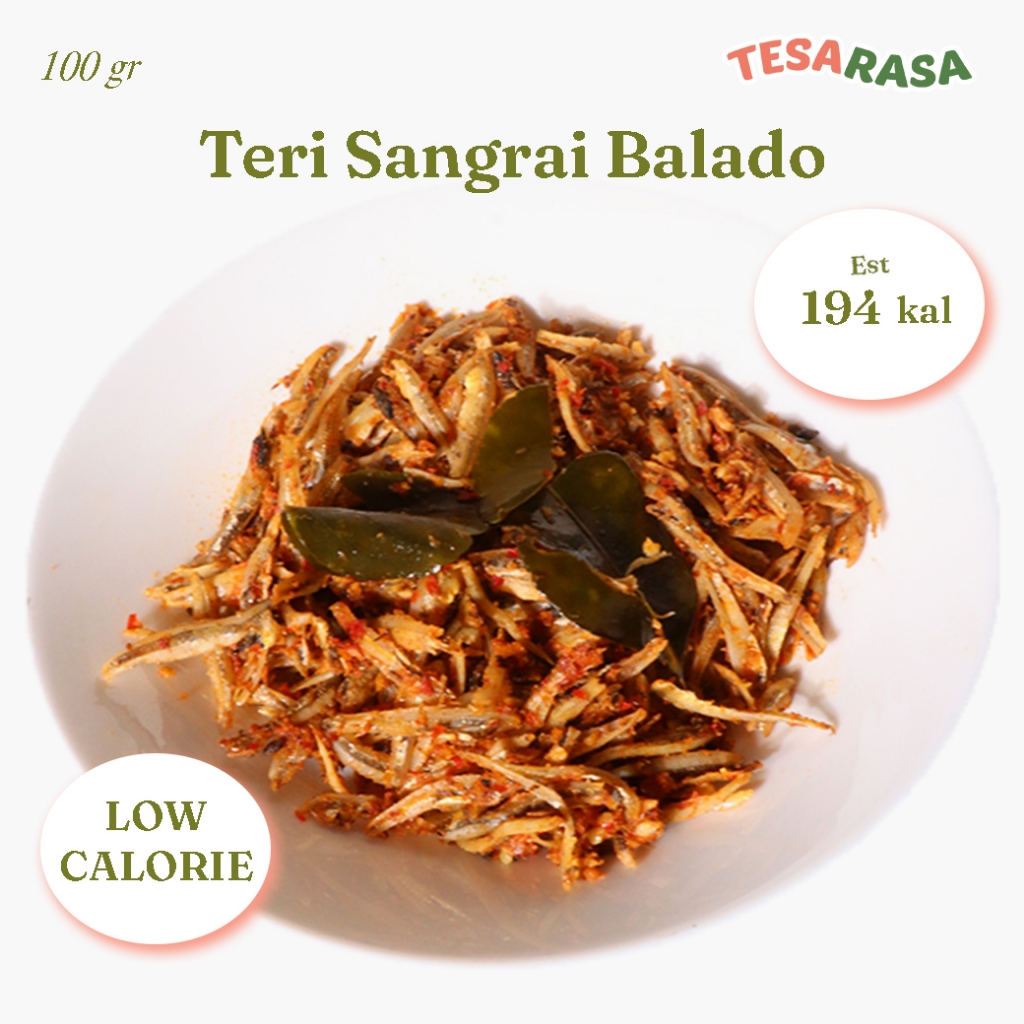 

Frozen Food Teri Sangrai Balado Tesarasa - Satu Porsi Lauk Frozen Sehat Rendah Kalori