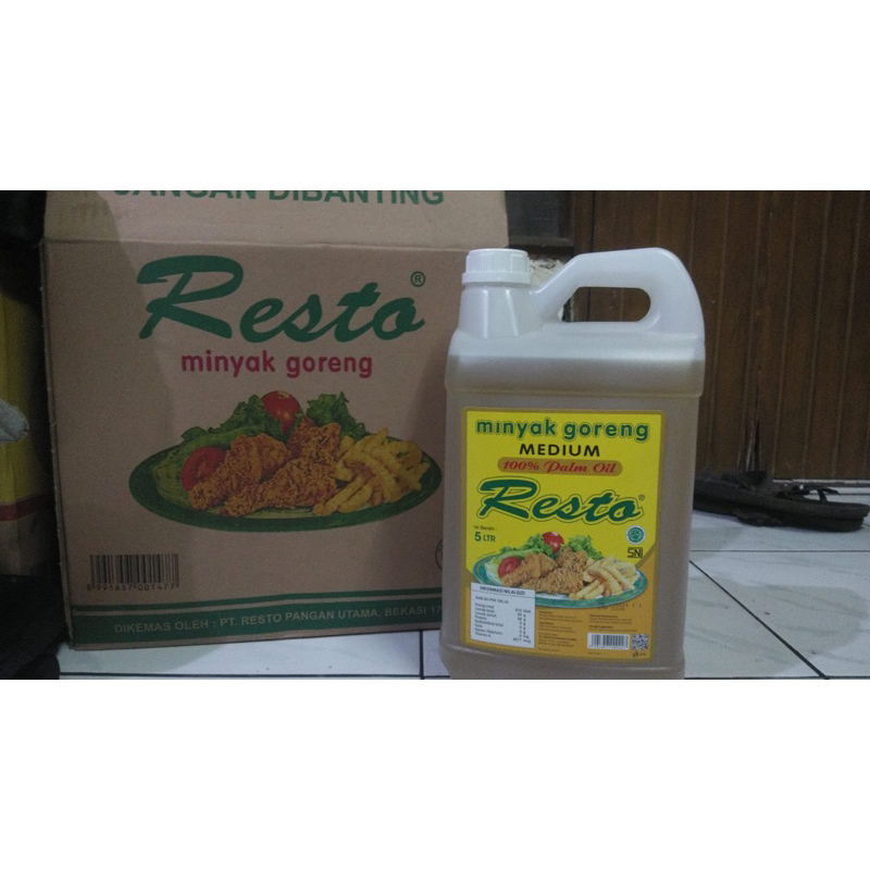 

Minyak Goreng Resto 5 Liter