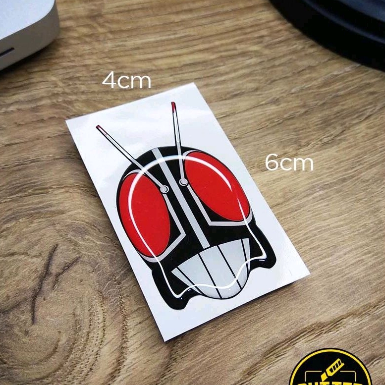 emblem sticker resin KAMEN RIDER BLACK RX HEAD