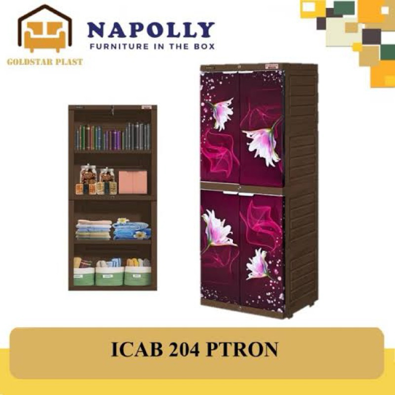 Lemari napolly ICAB 204 PTRON MODEREN