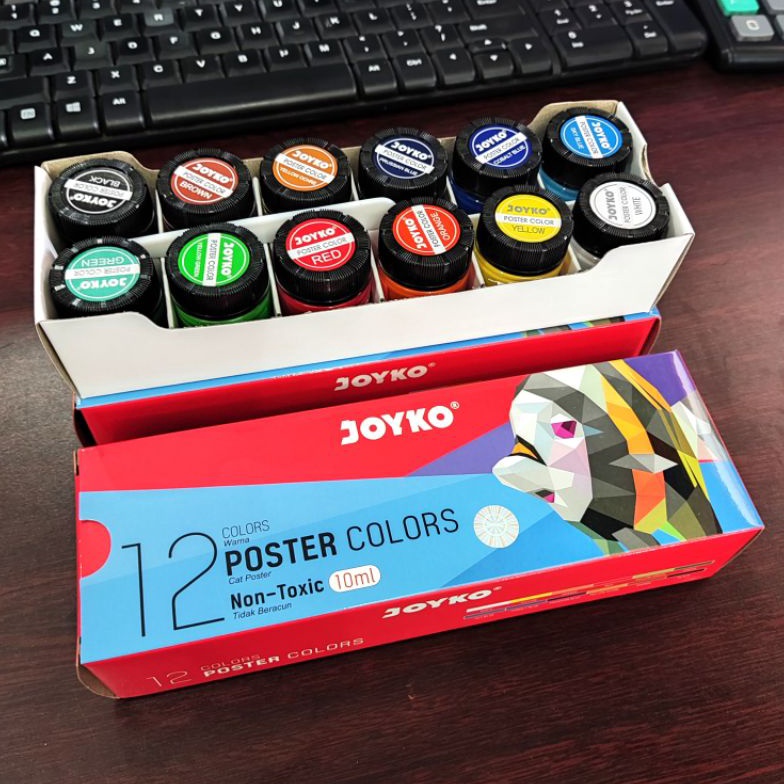 

Poster Color Cat Poster 1ML 12 Colors 1 Box 12 Pcs ART Z5I1