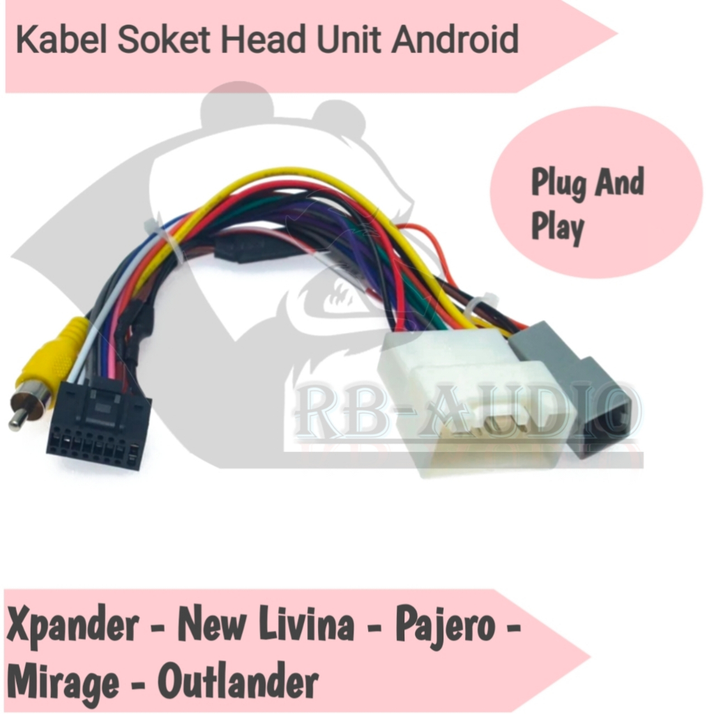 Socket Soket Head Unit Android Xpander + Stepdown Kamera Xpander