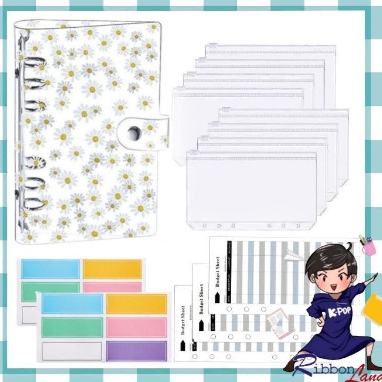 

A6 Set Lengkap Binder DAISY REGULER Transparan Nabung Pemula Hemat Murah ART J3F7