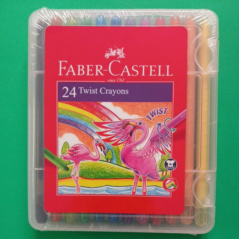 

Crayon Putar Twist Crayons Faber Castell 24 Warna ART C8A2