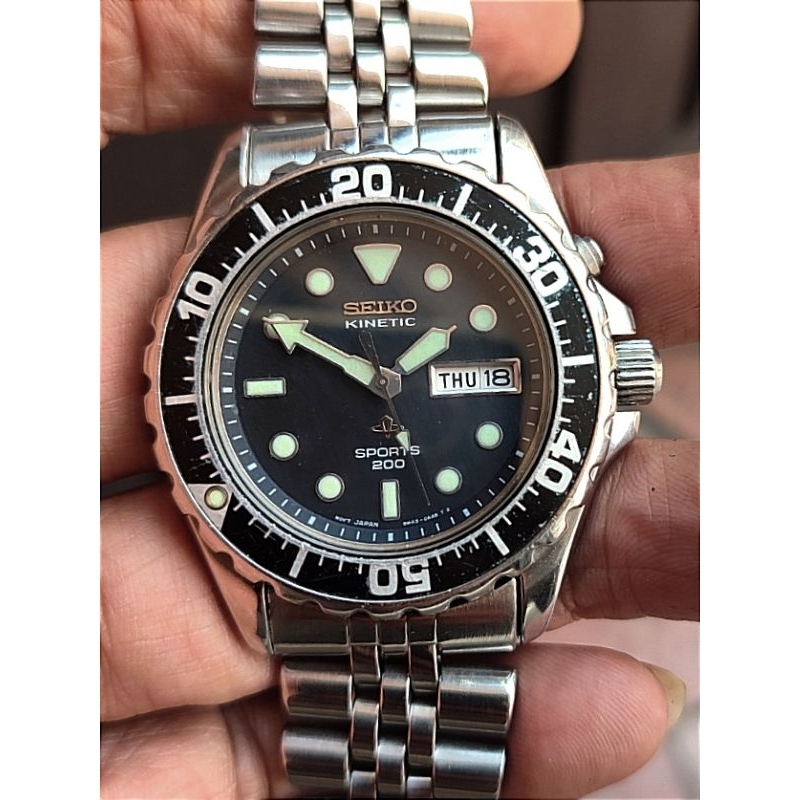 SEIKO Kinetic SPORTS 200 Diver Original 5M43-OA40