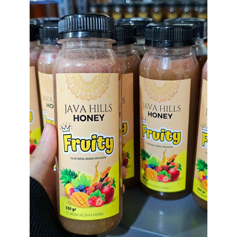 

Madu Fruty Javahills Honey 330gr madu anak sehat | madu asli 100℅ Raw honey
