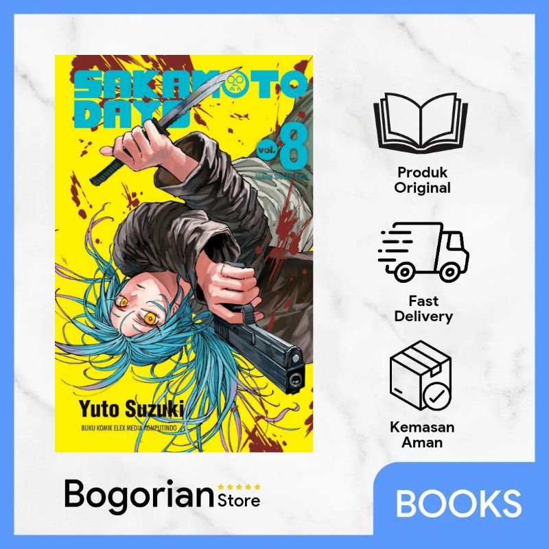 Komik Sakamoto Days 08
