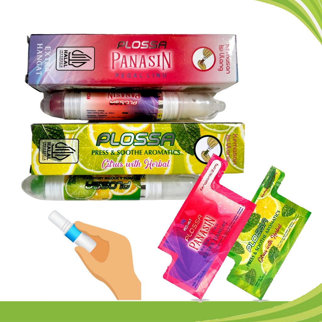 Plossa Mini Refill Sachet Minyak Angin Aromatherapy