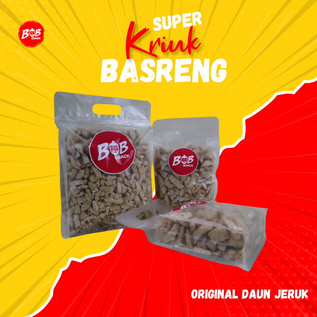 

Basreng Bob Snack [250 gram] | Basreng Original Daun Jeruk | Basreng Original | Basreng 250 gram | Basreng