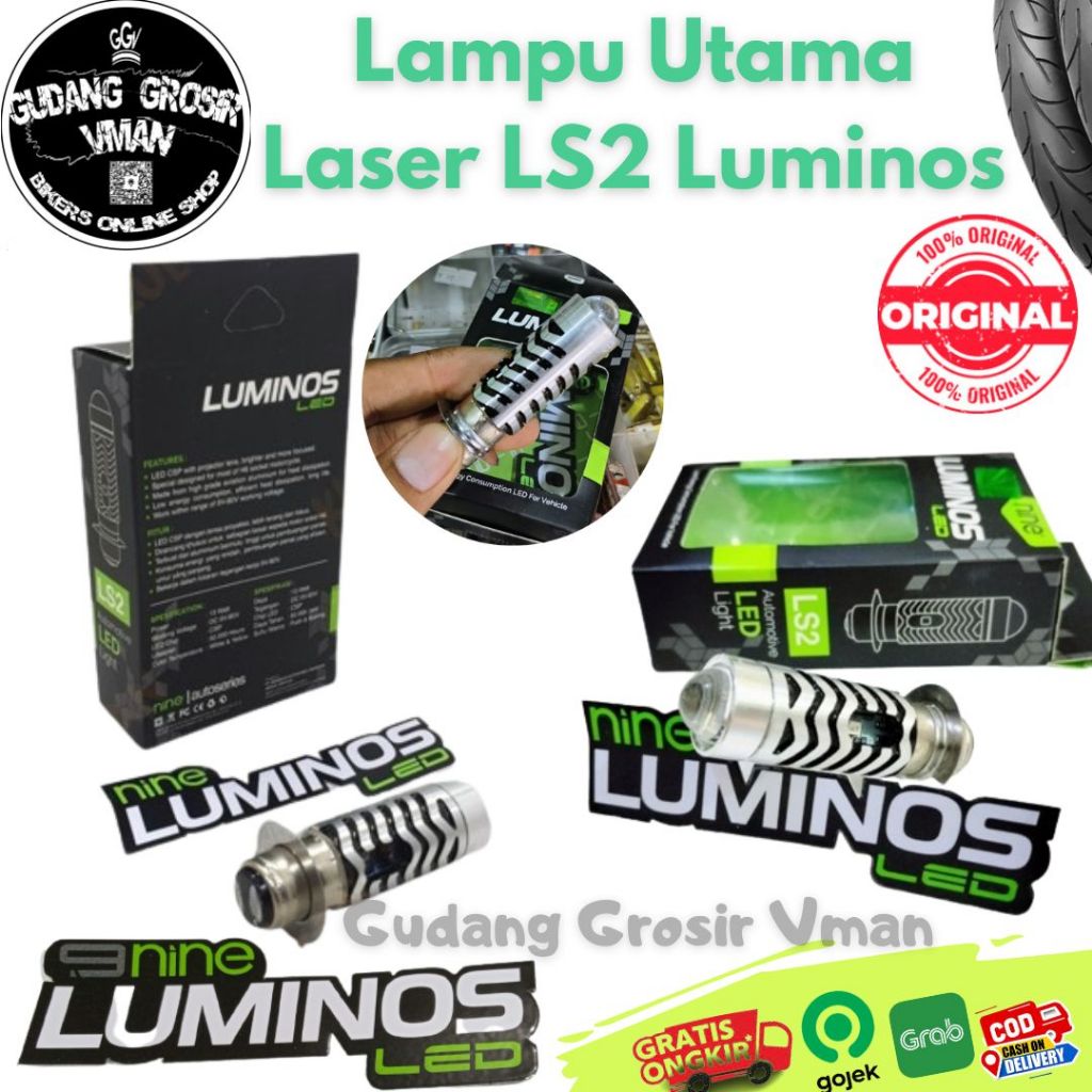Lampu Utama 9power Lensa Mini Projie Focus Lampu Depan H6 Luminos