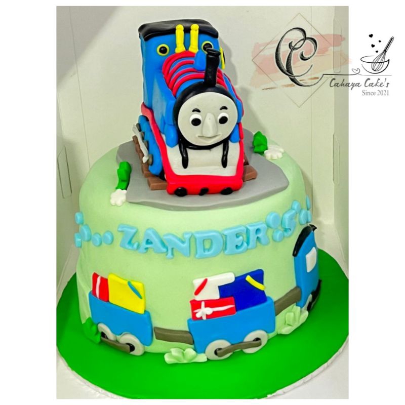 

Thomas Train Cake / Kue Ulang Tahun Kereta Thomas / Kue Ultah Kereta Custom