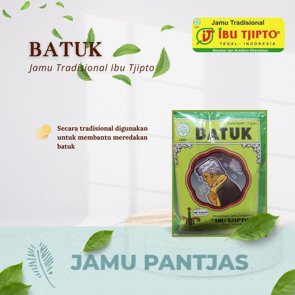 

JAMU BATUK ~ IBU TJIPTO ISI 10 SACHET