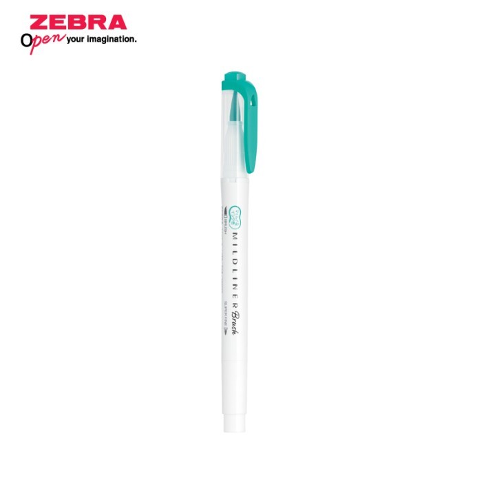 

(Original) Gramedia Pekanbaru - Zebra Mildliner Brush New Colour - Summer Green