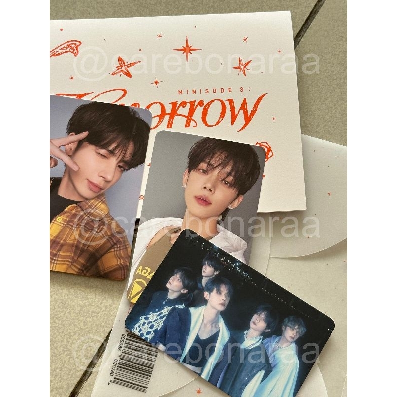 READY STOCK UNSEALED TXT TOMORROW X TOGETHER WEVERSE ALBUM B VERSION OFFICIAL YEONJUN & TAEHYUN
