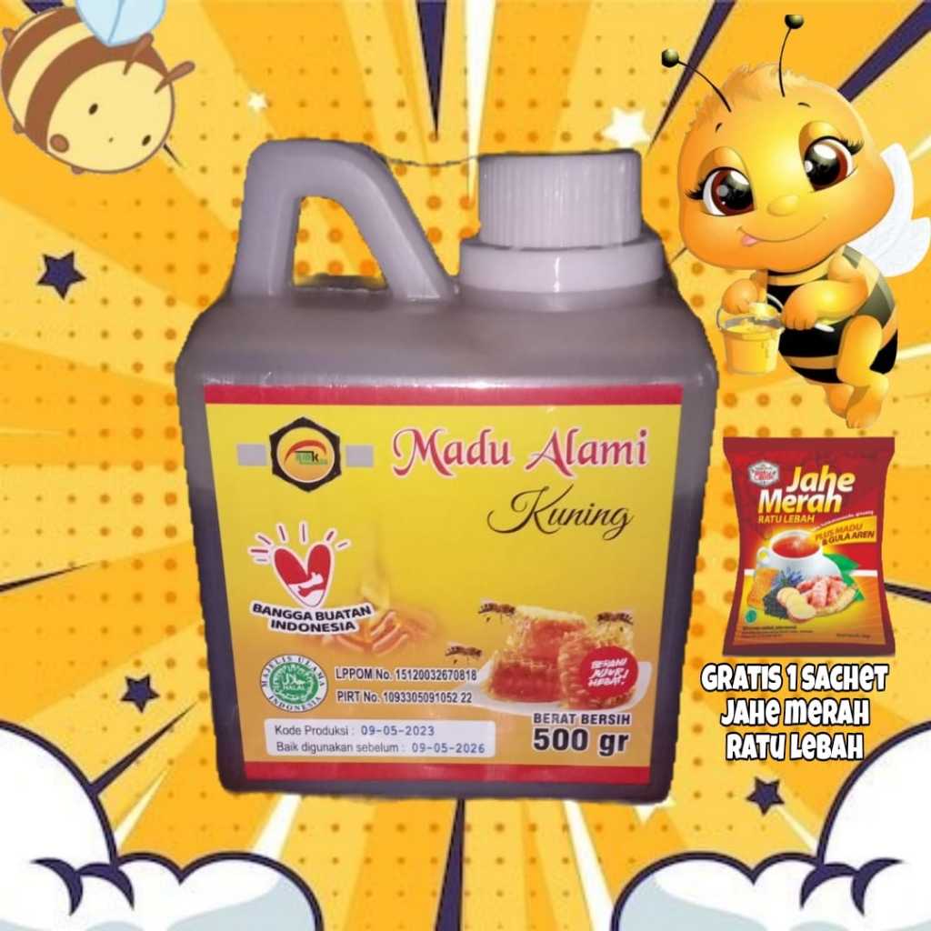 

Madu Hutan Asli - Madu Kuning Alami AMK 500g Orriginal