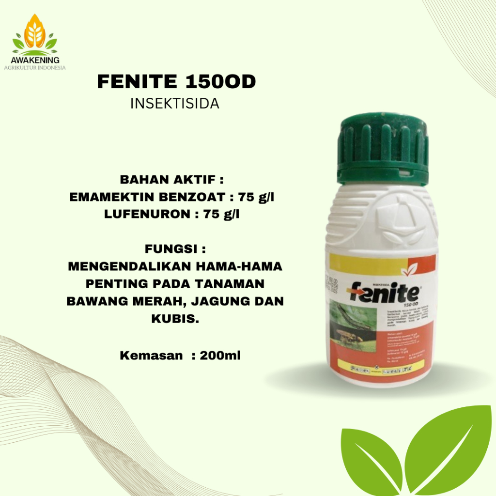 FENITE 150OD 200ML INSEKTISIDA pembasmi ulat grayak, ulat jagung