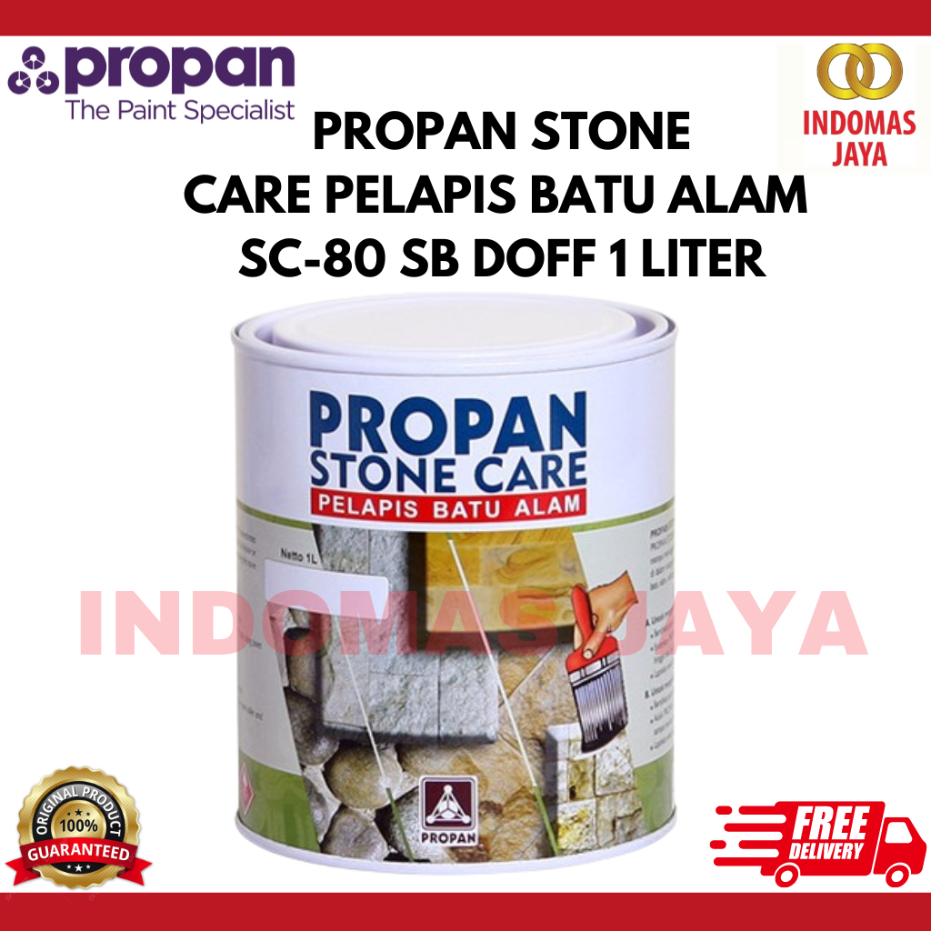 PROPAN Stone Care SC-80 SB DOFF 1 LITER / Pelapis Batu Alam - SC-80 SB DOFF 1 LITER