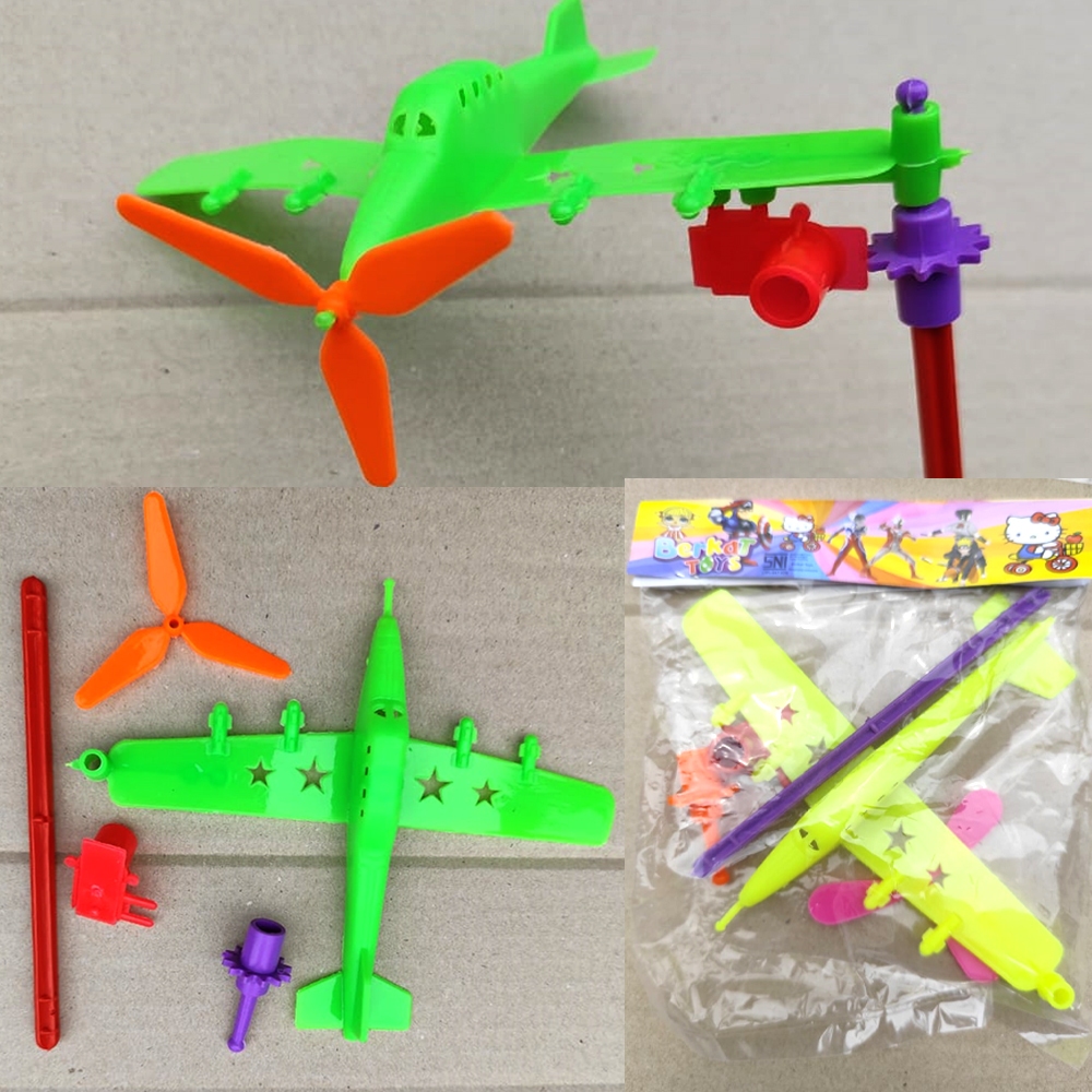 Mainan pesawat kretek mainan jadul Mainan pesawat terbang kretek mainan pesawat Putar