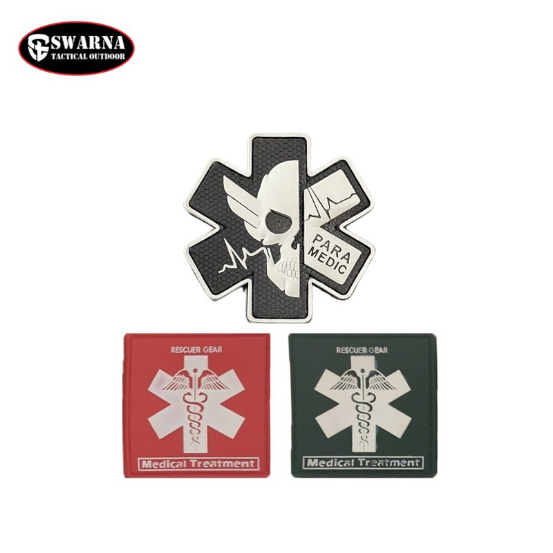 SWARNA TACTICAL- Rubber Patch - Patch Paramedik