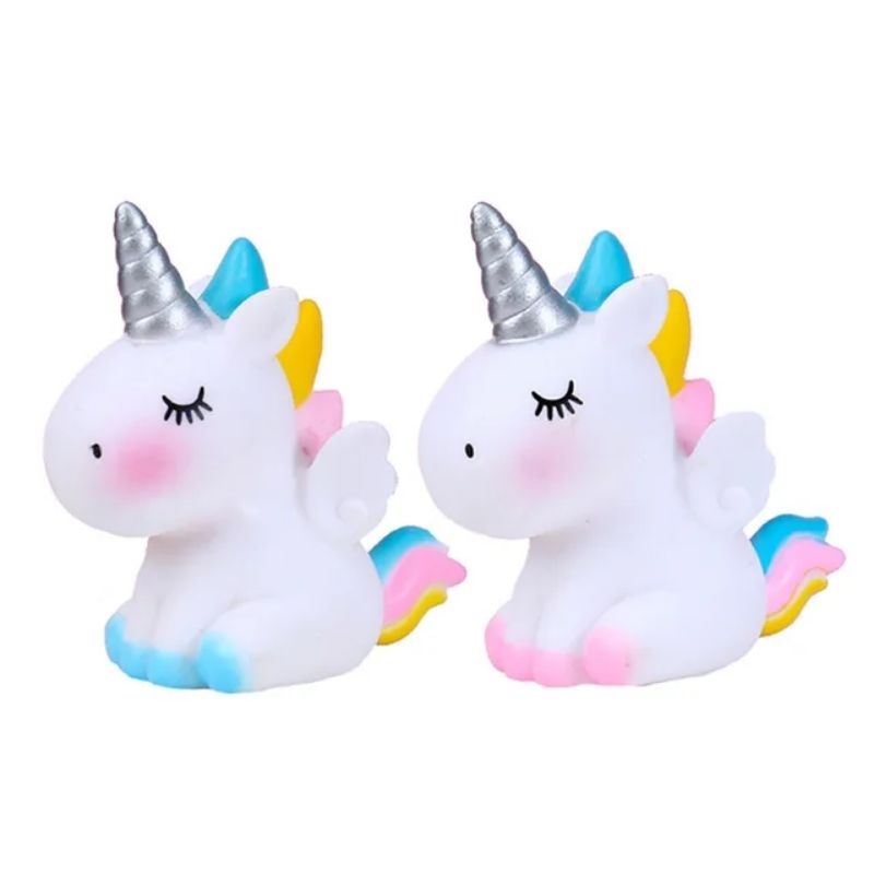 Hiasan kue kuda poni dekorasi kue Cake Topper Kuda Poni Mainan Anak Kuda Poni Unicorn