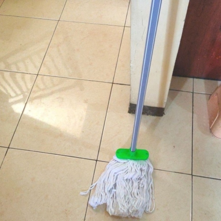 DRAGON MOP ALAT PEL LANTAI SET DRAGON TANGKAI + REFILL SUMBU KATUN