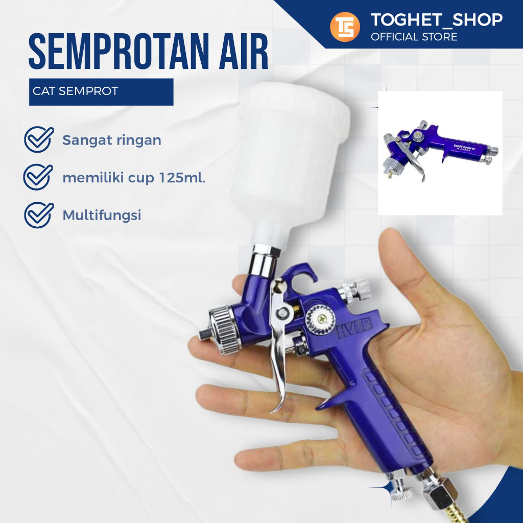 Alat Semprotan Air Sabun Cuci Mobil Motor Tabung Atas Alat Bantu Cat Semprot Multifungsi
