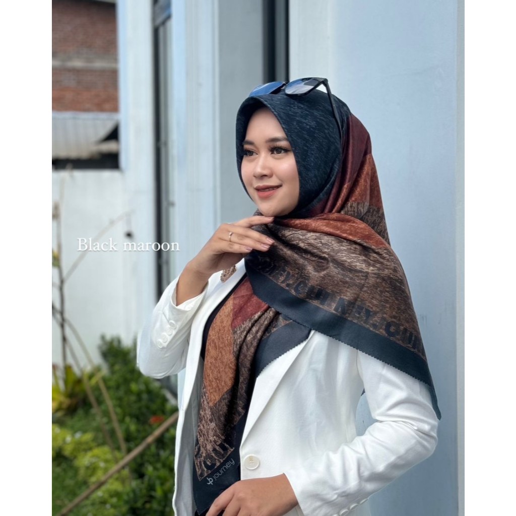 Ori Journeyscarves Segiempat Scarf Journey Maya Series Original