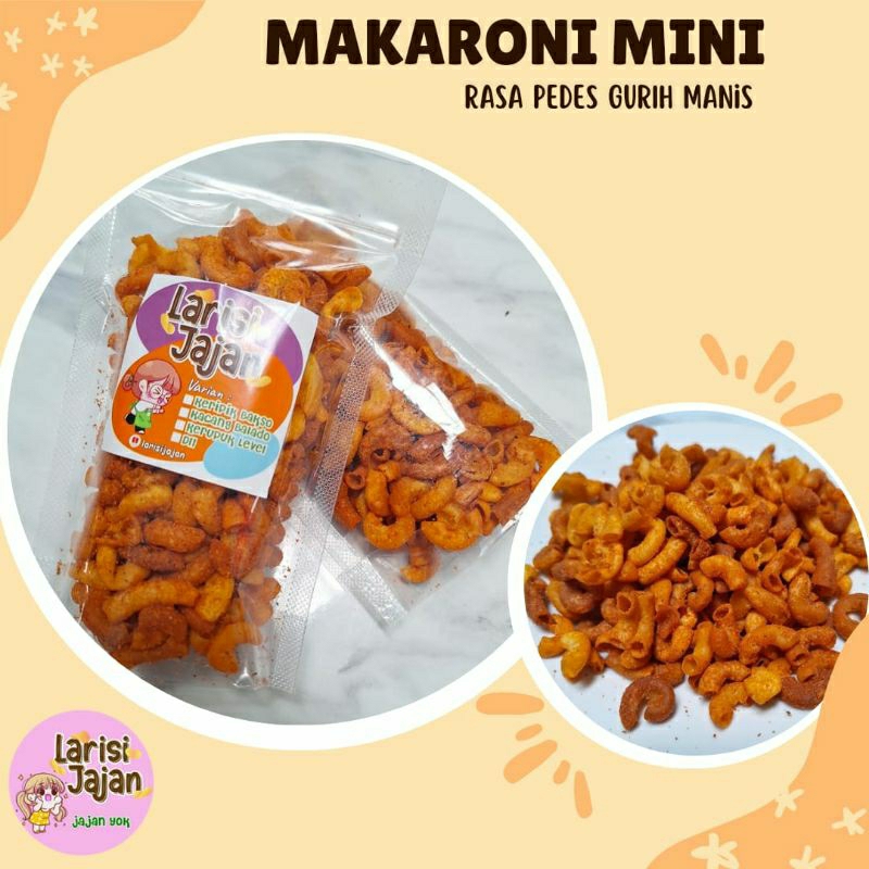 

MAKARONI MINI GORENG RASA PEDAS LARISI JAJAN - PAKET EKO