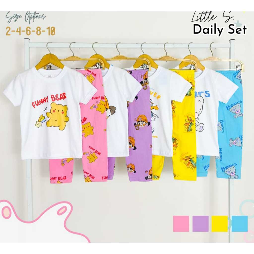 SETELAN BAJU ANAK PEREMPUAN SET PAKAIAN ANAK ANAK 2-10 TAHUN