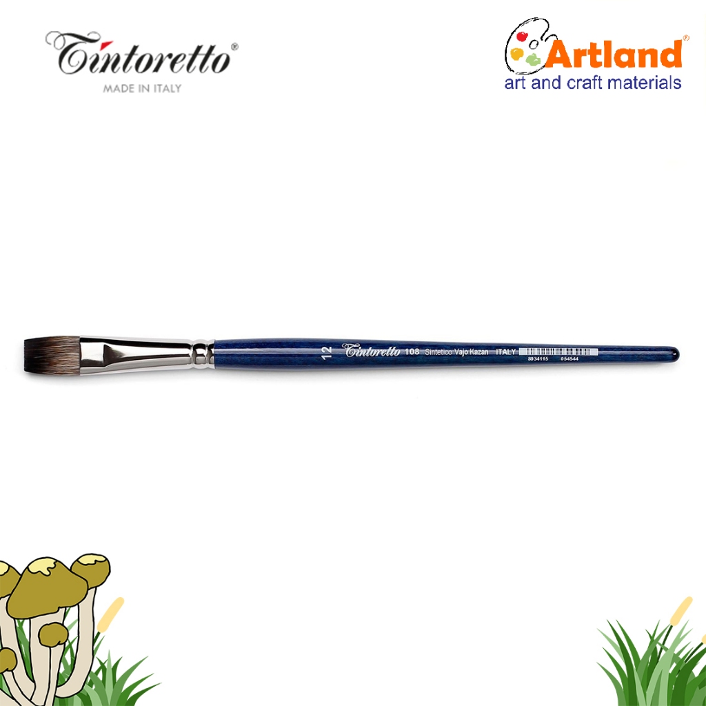 

Tintoretto Flat brush synthetic squirrel series 108 / Kuas Flat
