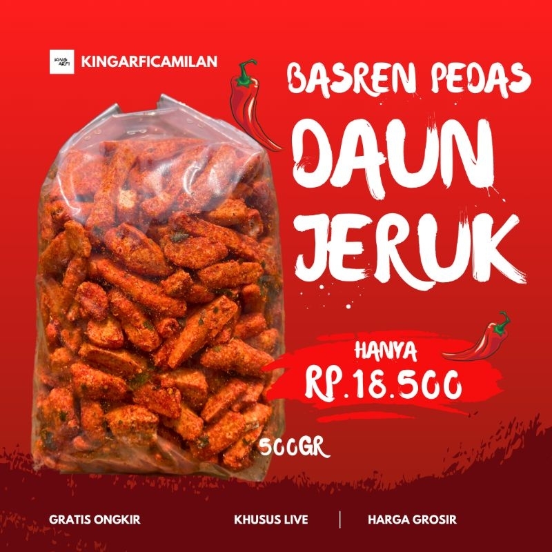 

500Gr BASRENG PEDAS DAUN JERUK GRADE A