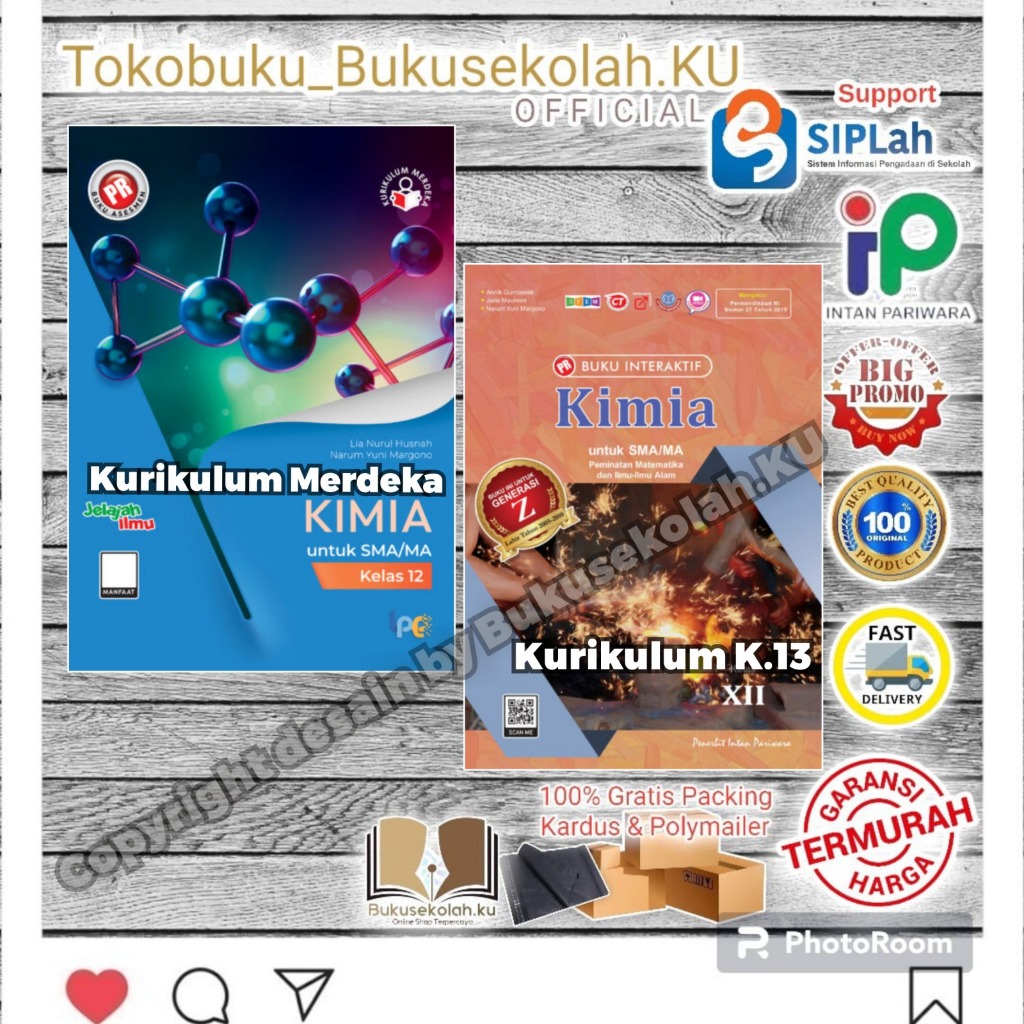 diskon BUKU PR ASESMEN KIMIA KELAS 12 TAHUNAN TERBARU 2024/2025 INTAN PARIWARA