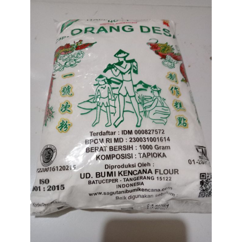 

Tepung Tapioka cap orang desa 1 kg