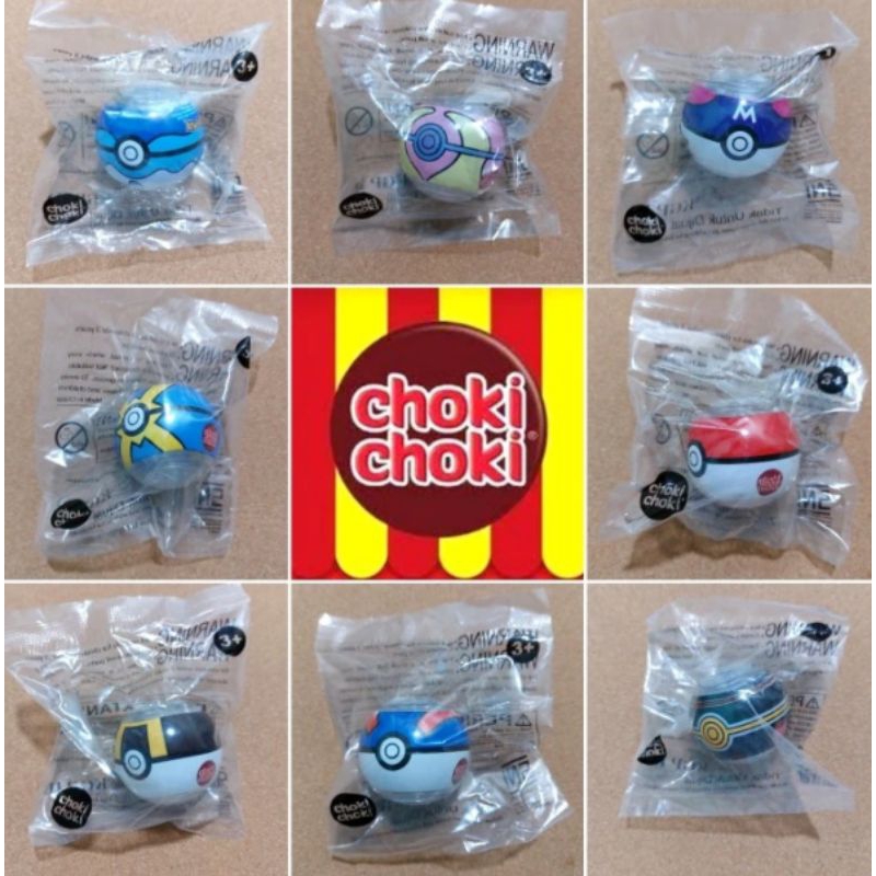 Pokemon Pokeball Poke Ball Permen Coklat Coki Coki Choki Choki Stik Pikachu Mainan Anak Bulat Bola S