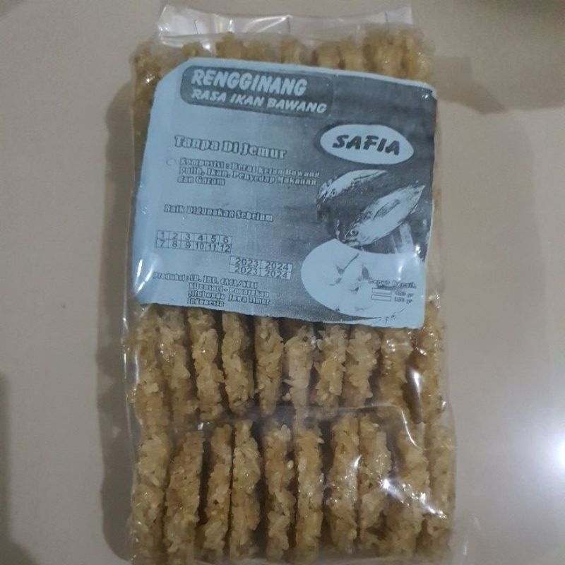 

rengginang ikan rasa bawang safia enak